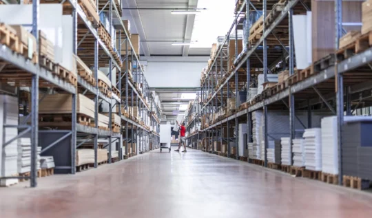 Skladové hospodářství — výrobní závod Spagnol Cucine Vidor