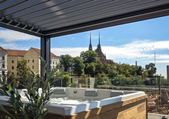 Střešní pobytová zóna Brno